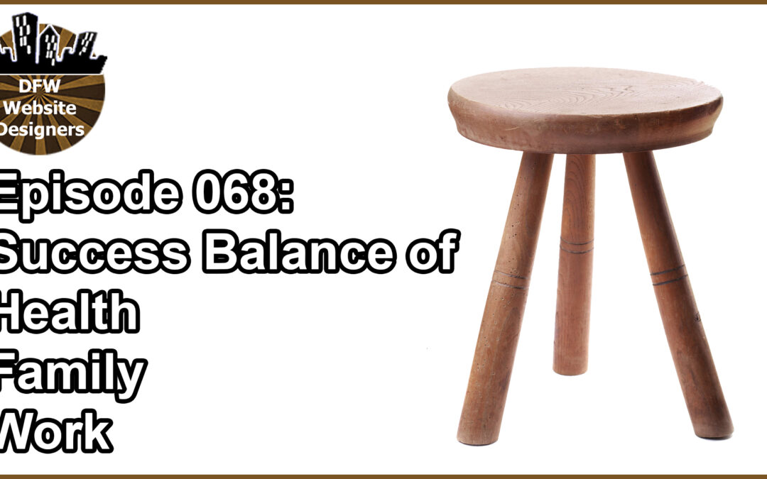 Episode 068: Health, Family & Relationships, Business/Work