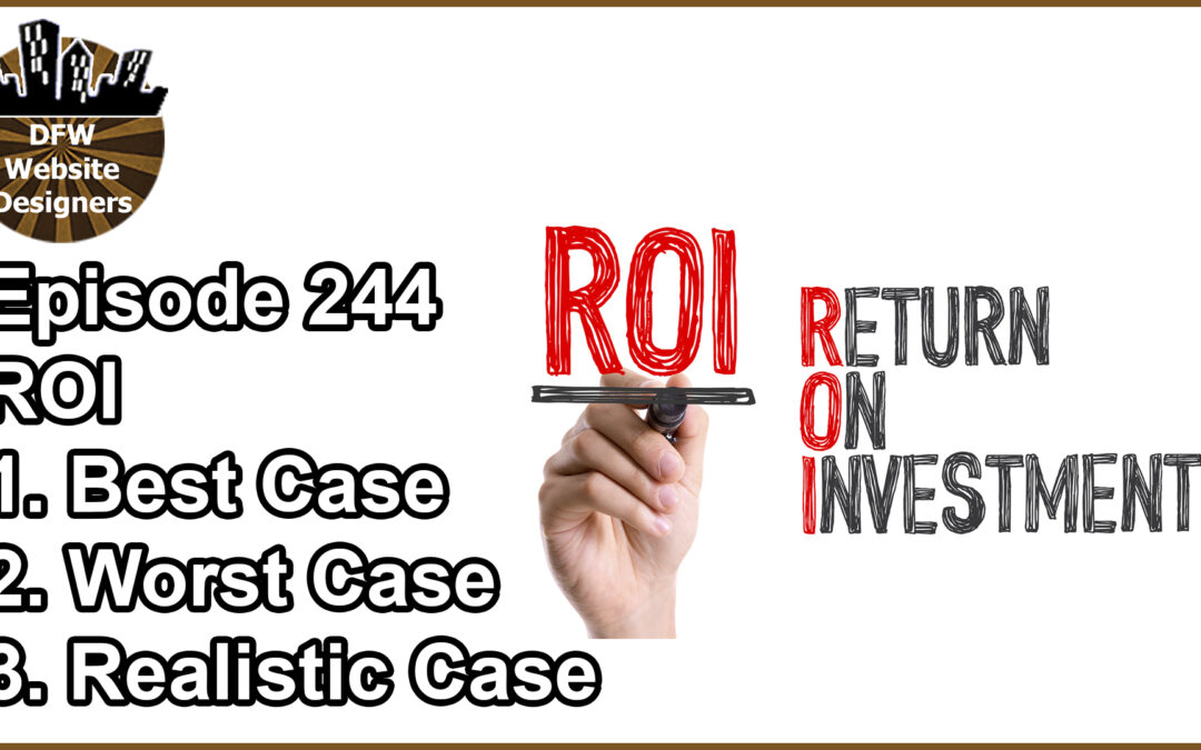 Episode 244 ROI – Best Case, Worst Case, Realistic Case Scenarios