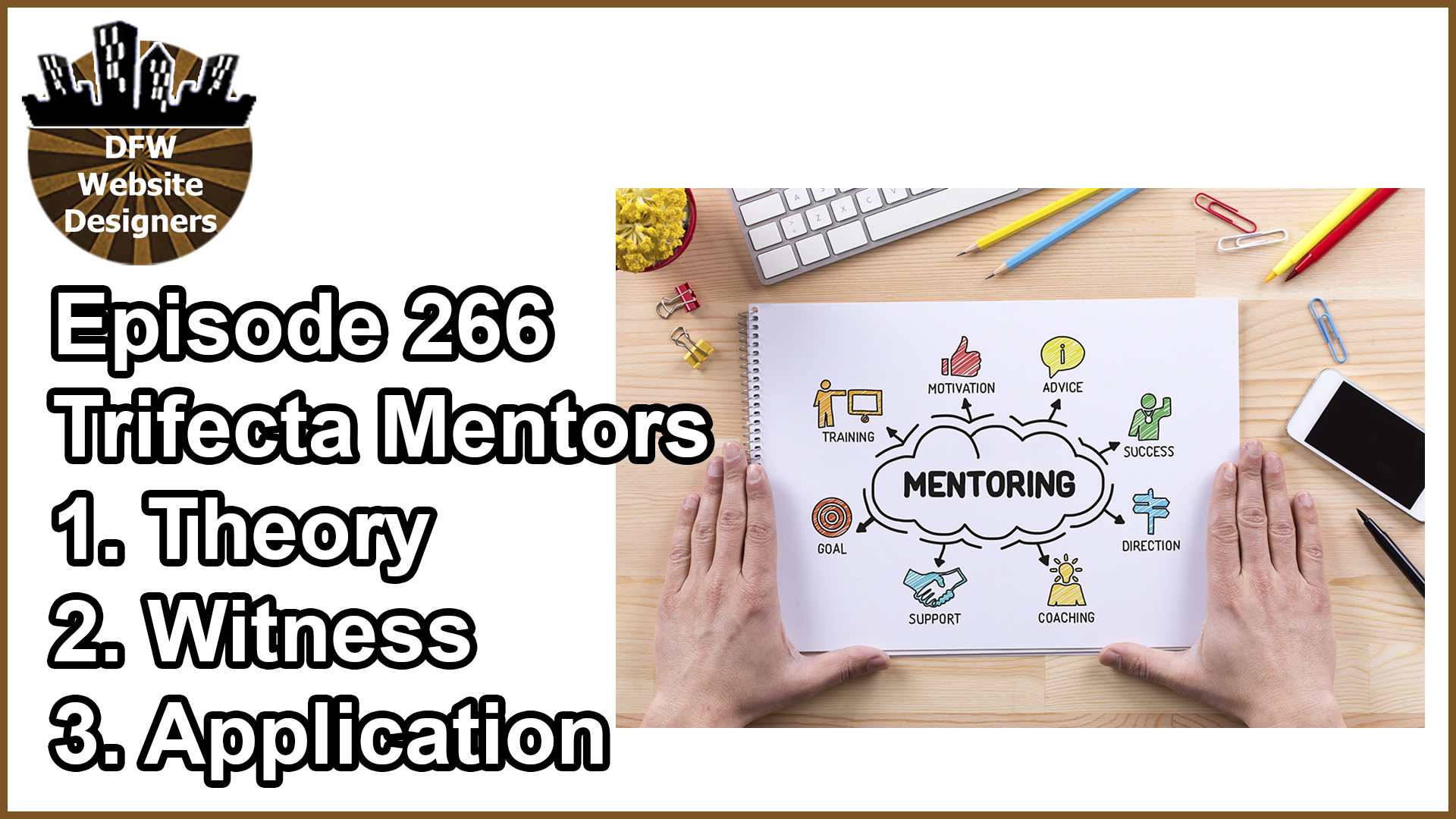 Episode 266 Trifecta Mentors: Theorist, Witnesses, Applicationists