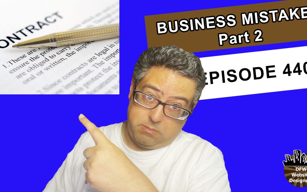 Episode 440 What are the 3 Biggest Mistakes in Starting a Business?