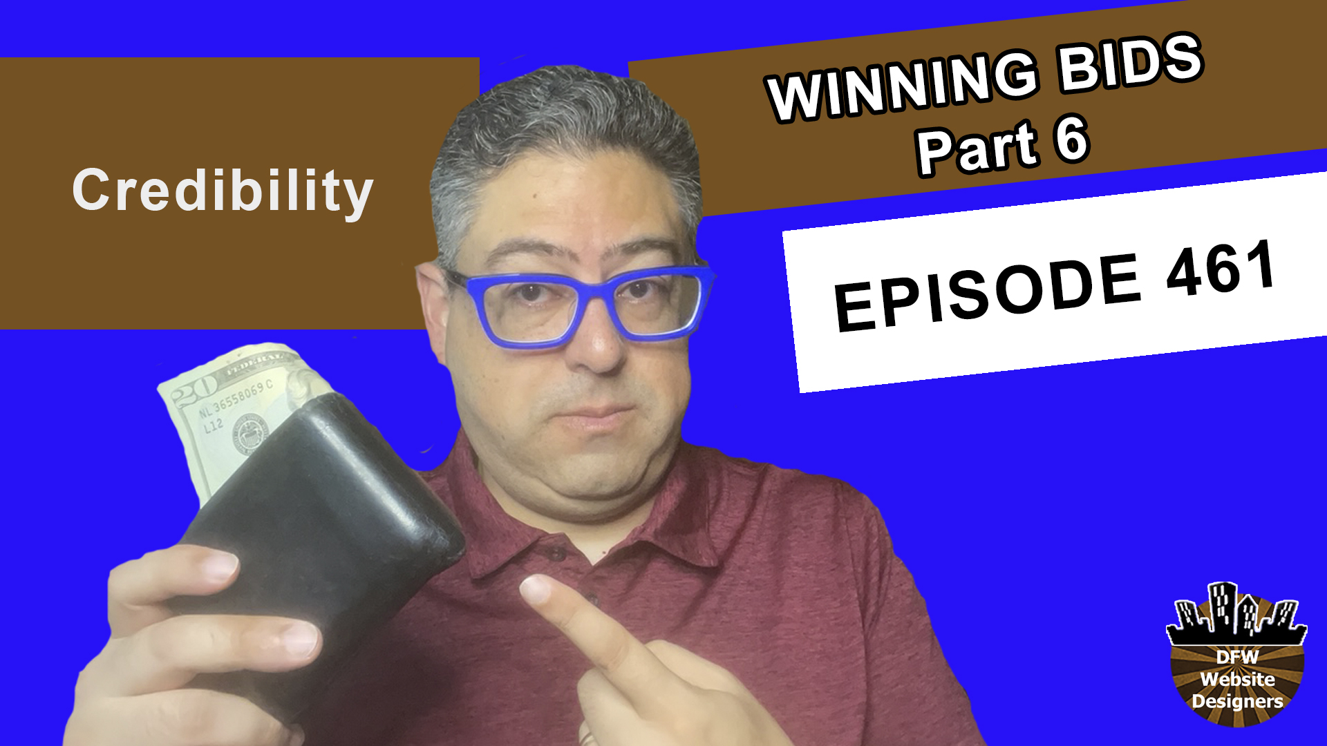 Episode 461 Winning Bids Part 6 Credibility: Drip Feed Case Studies, Highlight Superfans, Explain a Value Add